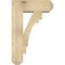 Ekena Millwork Merced Craftsman Rough Sawn Bracket w/ Offset Brace, Douglas Fir, 8"W x 22"D x 34"H BKT0806X22X34MRC04RDF - alternate 3